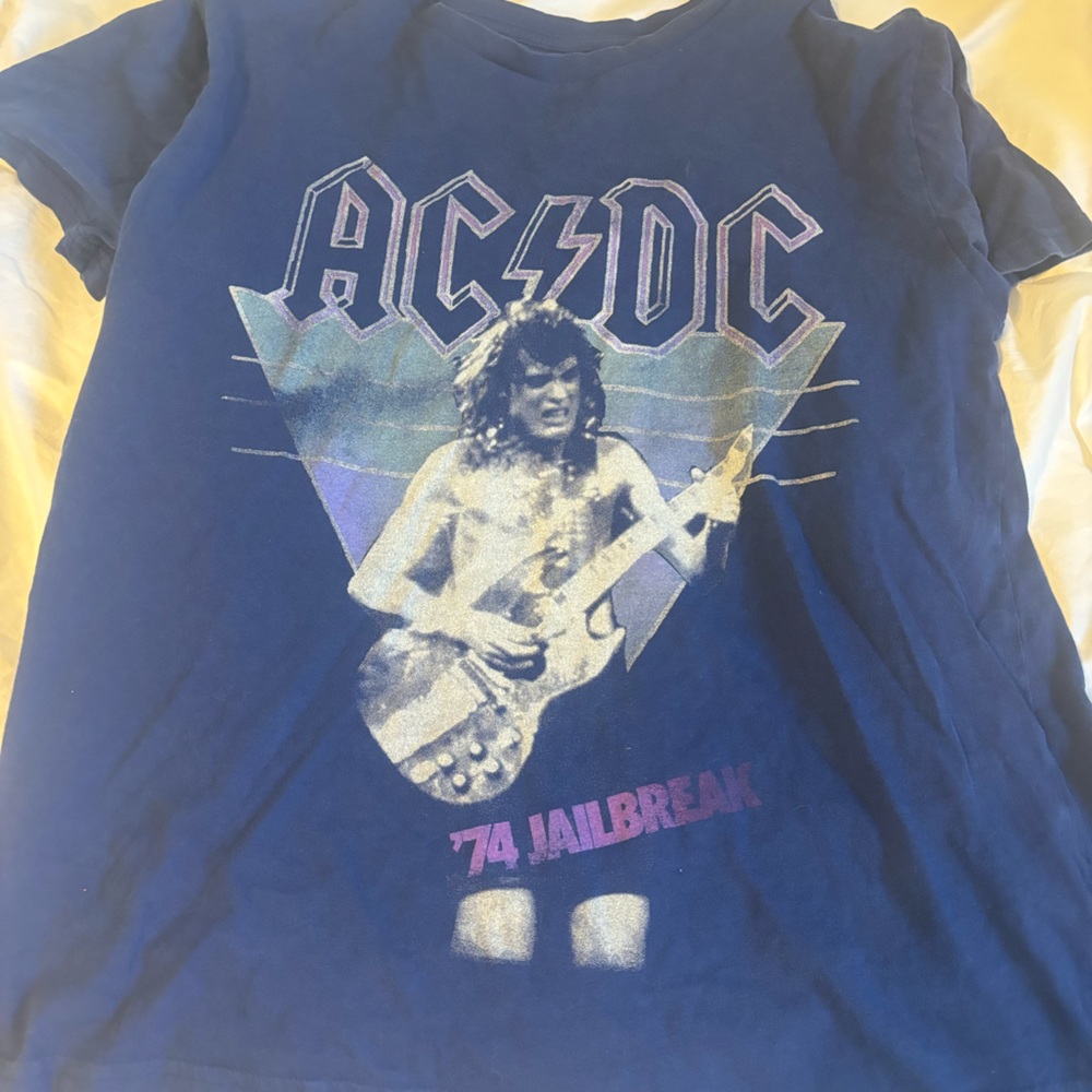 Women's lucky brand AC/DC tshirt